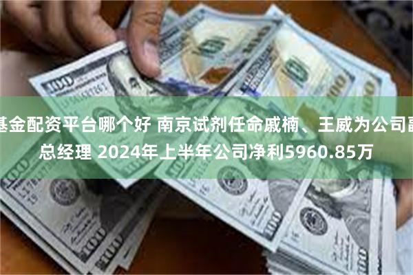 基金配资平台哪个好 南京试剂任命戚楠、王威为公司副总经理 2024年上半年公司净利5960.85万